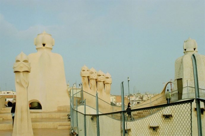 Terraço em La Pedrera