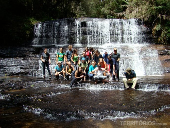 Subindo a cachoeira
