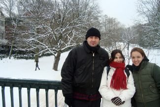 Lorea, eu e Ane no Voldenpark Lorea, eu e Ane no Voldenpark