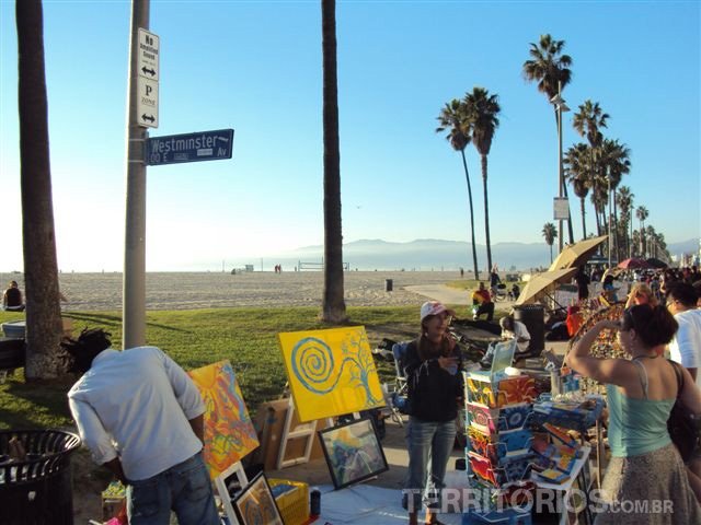 Feira de rua em Venice Beach