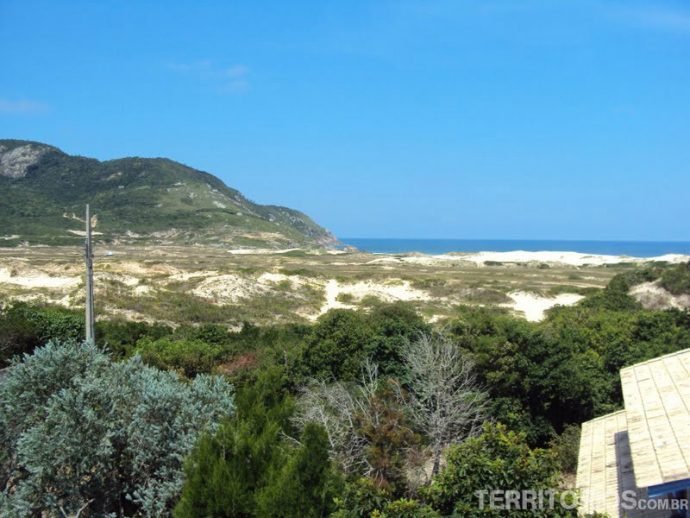 Vista da pousada