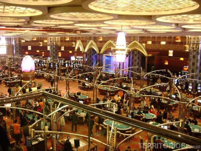 Um dos cassinos mais famosos de Macau, o que tem o maior diamante do mundo em exposição