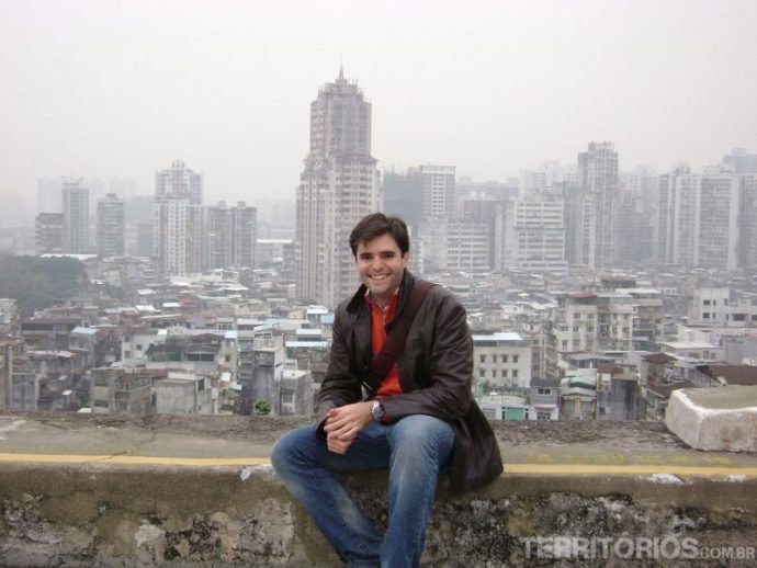 Vista de Macau desde o topo da única montanha da cidade