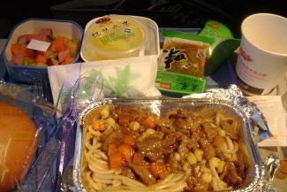 Comida no avião Comida no avião