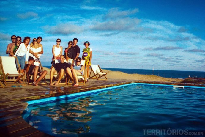 Piscina na Dunas del Diablo décadas atrás Piscina na Dunas del Diablo décadas atrás