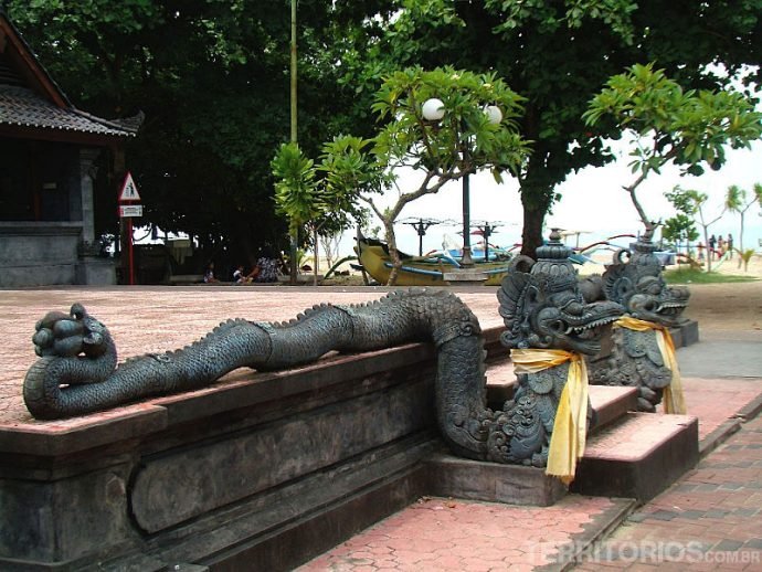 Calçadão em Kuta Beach