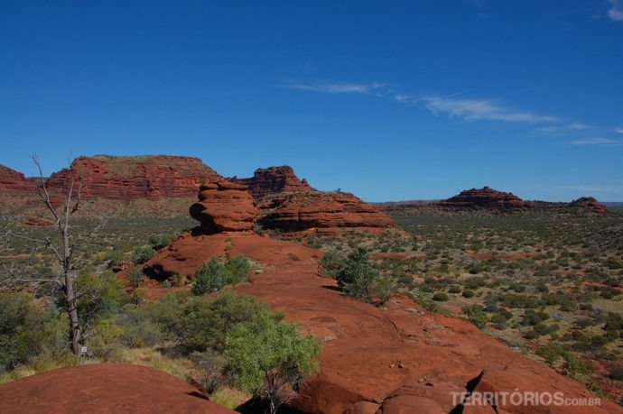 No alto do Finke George National Park