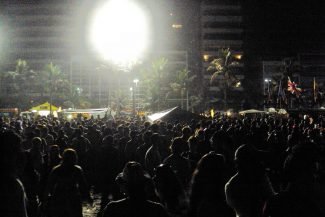 Luau eletrônico em Ipanema Luau eletrônico em Ipanema