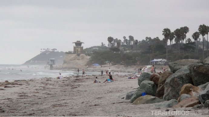 Praia em La Jolla