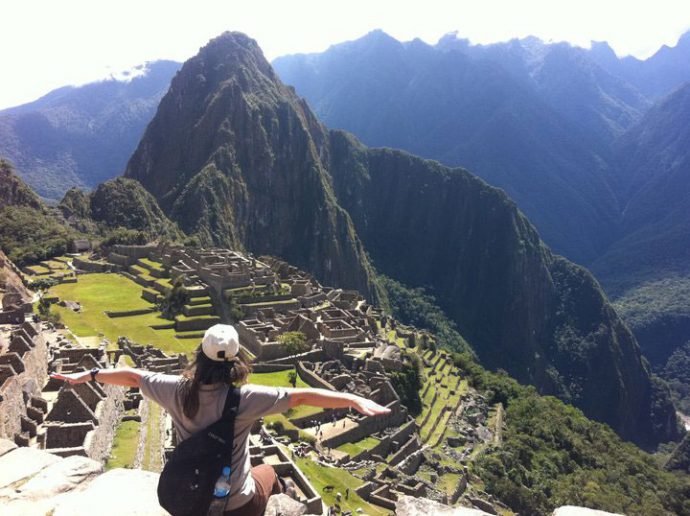 Cristiane Ribeiro em Macchu Picchu