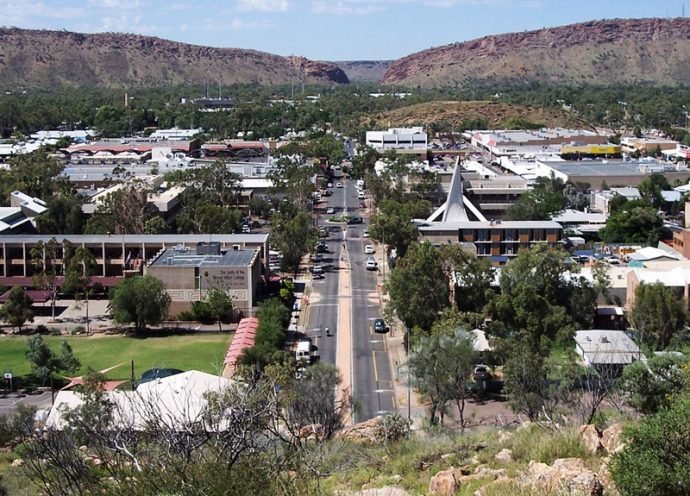 Alice Springs e MacDonnell Ranges
