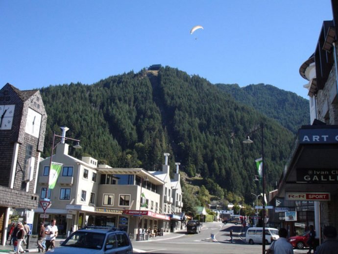 Voo de paraglider