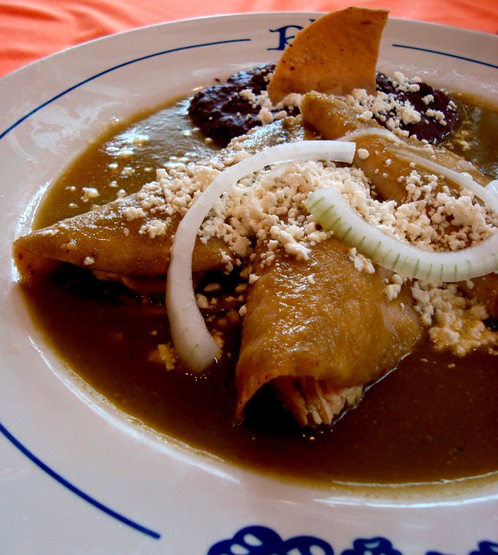 Enchiladas verdes Enchiladas verdes