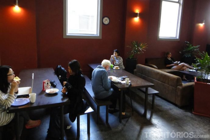 Lounge do hostel