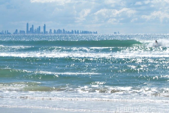 O paraíso dos surfistas O paraíso dos surfistas visto de Coolangatta