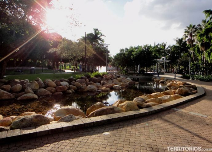 Uma tarde em Brisbane