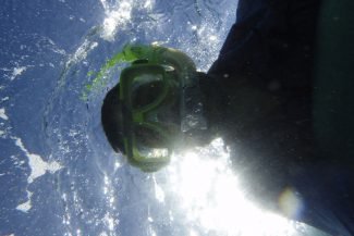 Leandro fazendo snorkel Leandro fazendo snorkel