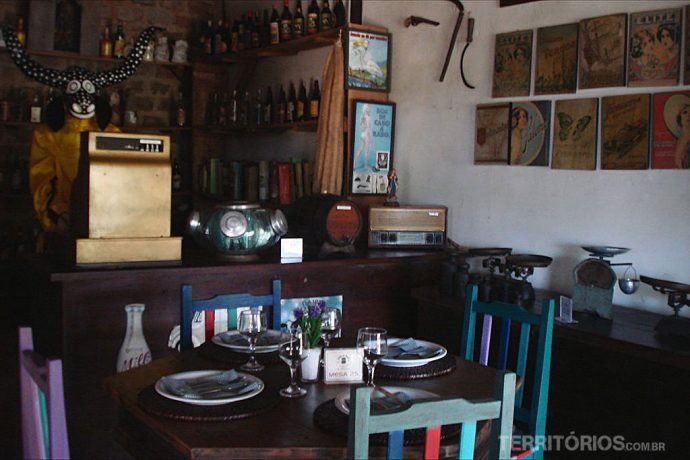 Réplica de como era nos anos 40 a Venda do Bento