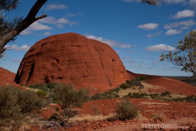Paisagem diferente no Outback Australiano