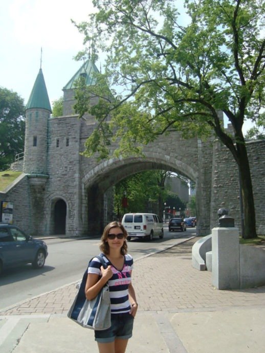 Na porta para a Velha Quebec Na porta para a Velha Quebec