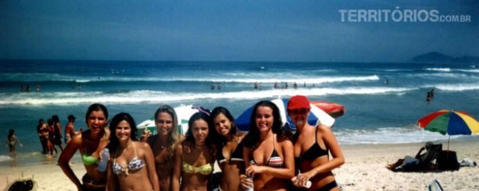 Praia da Ferrugem nos anos 90