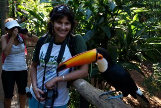 Muito perto da natureza no Parque das Aves Muito perto da natureza no Parque das Aves