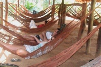 Relaxando na Praia Municipal