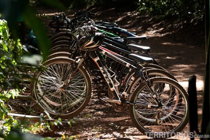 A trilha do Poço Preto pode ser feita em bicicleta
