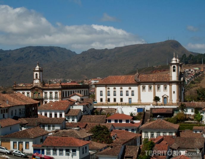 Vista da cidade na rua Pe. Rolim