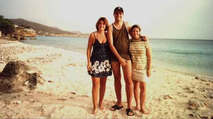 Com Andrea e Lucrécia