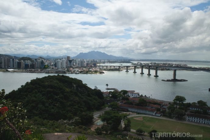 Vista para a Baía de Vitória