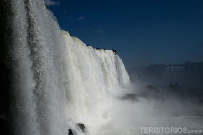 Volume de água impressionante