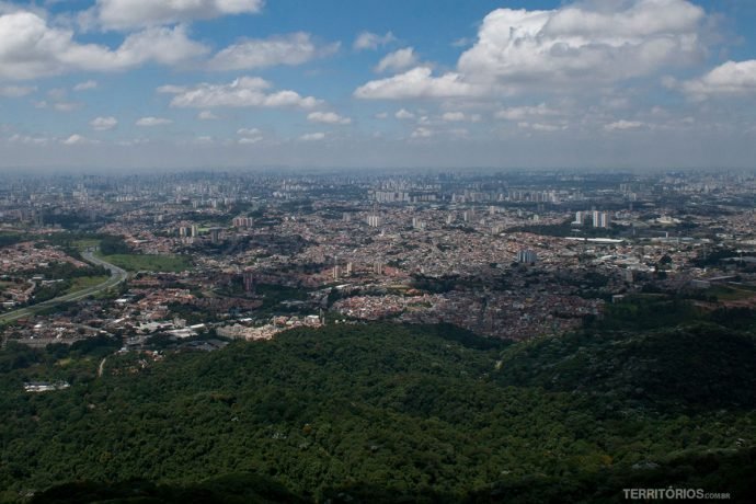 Vista no Parque Estadual Jaraguá