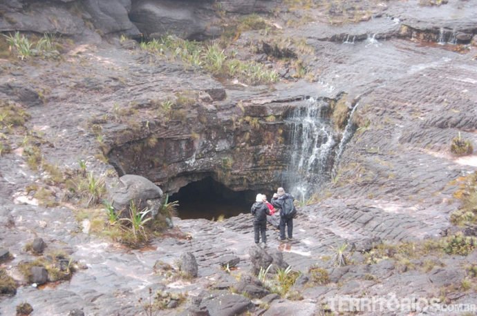 Fosso no topo do Monte Roraima