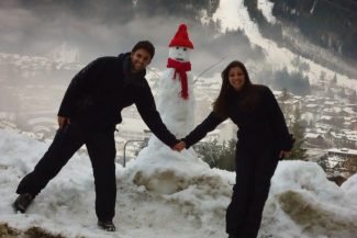 Leandro e Juliana nos Alpes Leandro e Juliana nos Alpes