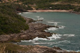 Praia do Forno vista do mirante Praia do Forno vista do mirante