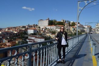 Caminhando pela ponte D. Luis I