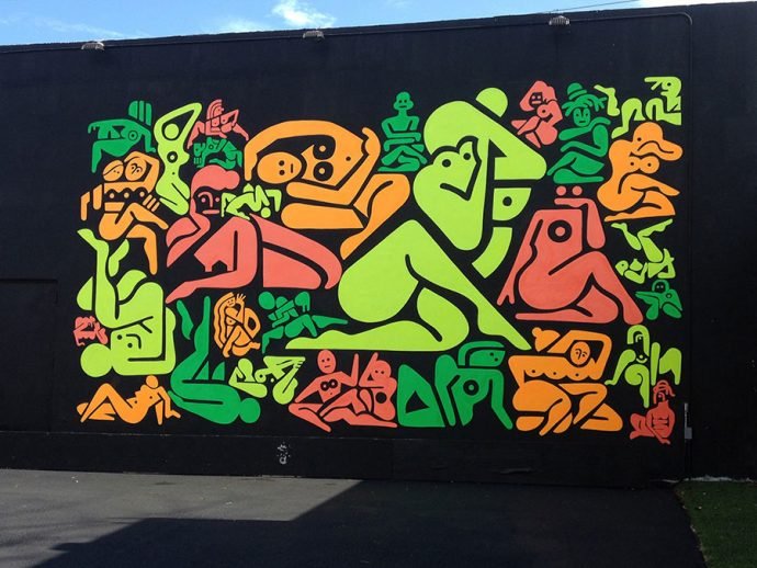 Wynwood Walls, obra de Ryan McGinness