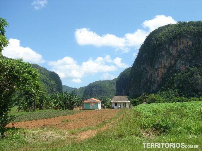 A linda paisagem