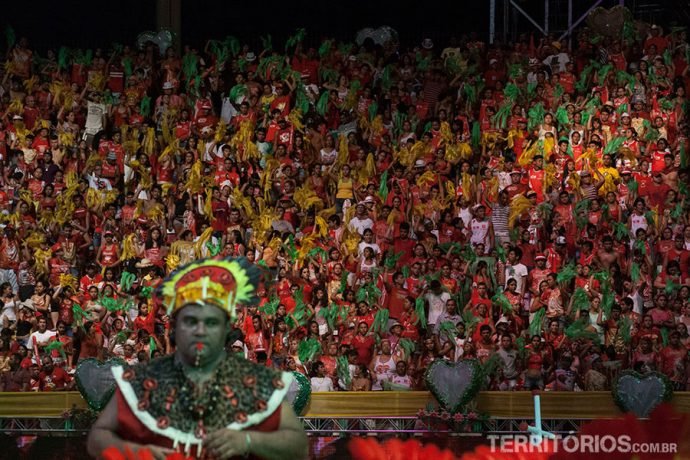 A torcida tira o foco do espetáculo