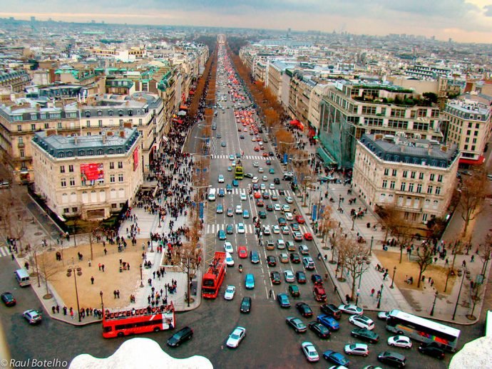 Vista do Arco do Triumfo
