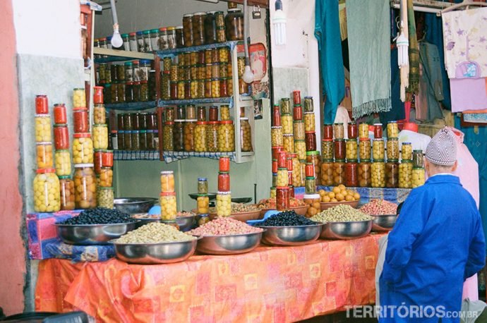 Banca de conservas no Souq