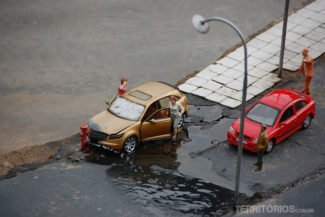 Nem o Mini Mundo está livre de acidentes Nem o Mini Mundo está livre de acidentes