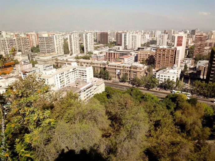 Vista do Cerro de Santa Lucía