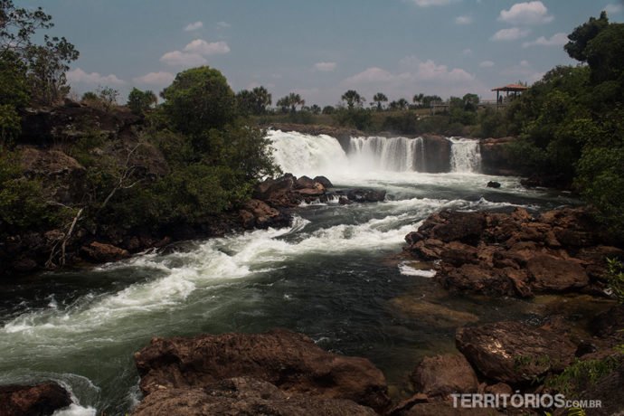 Cachoeira da Velha vista do outro lado, depois da trilha