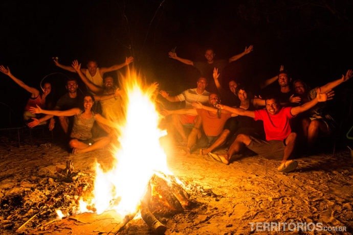 Fogueira na última noite