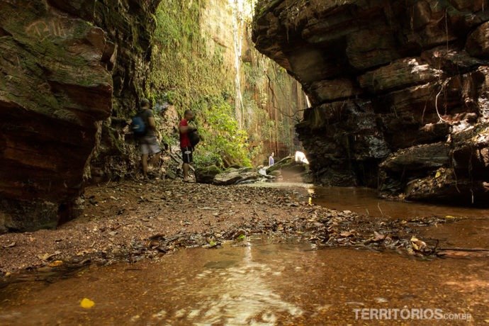 Riacho dentro do canyon