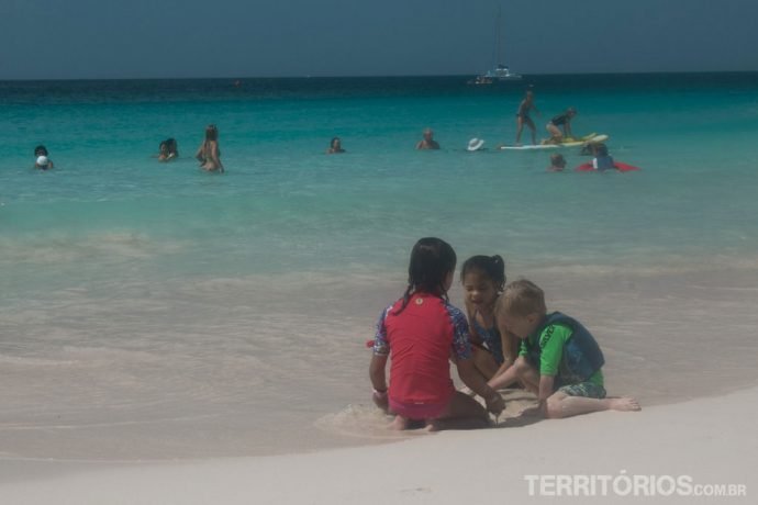 Praia boa para crianças