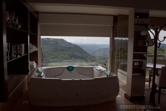 Hidromassagem na suíte
