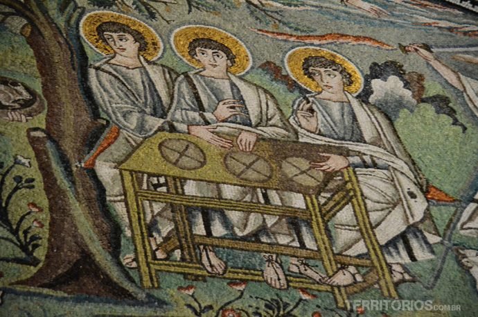 Detalhe na Basilica di San Vitale
